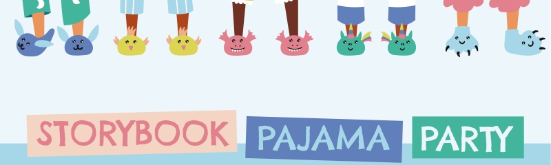 Fb banner - pajama party graphic