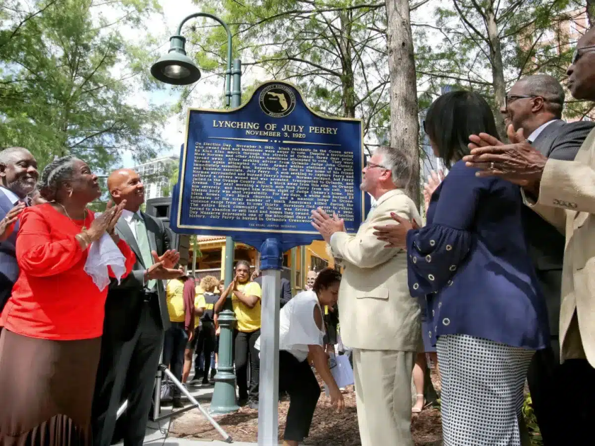 Ocoee memorial wall ceremony