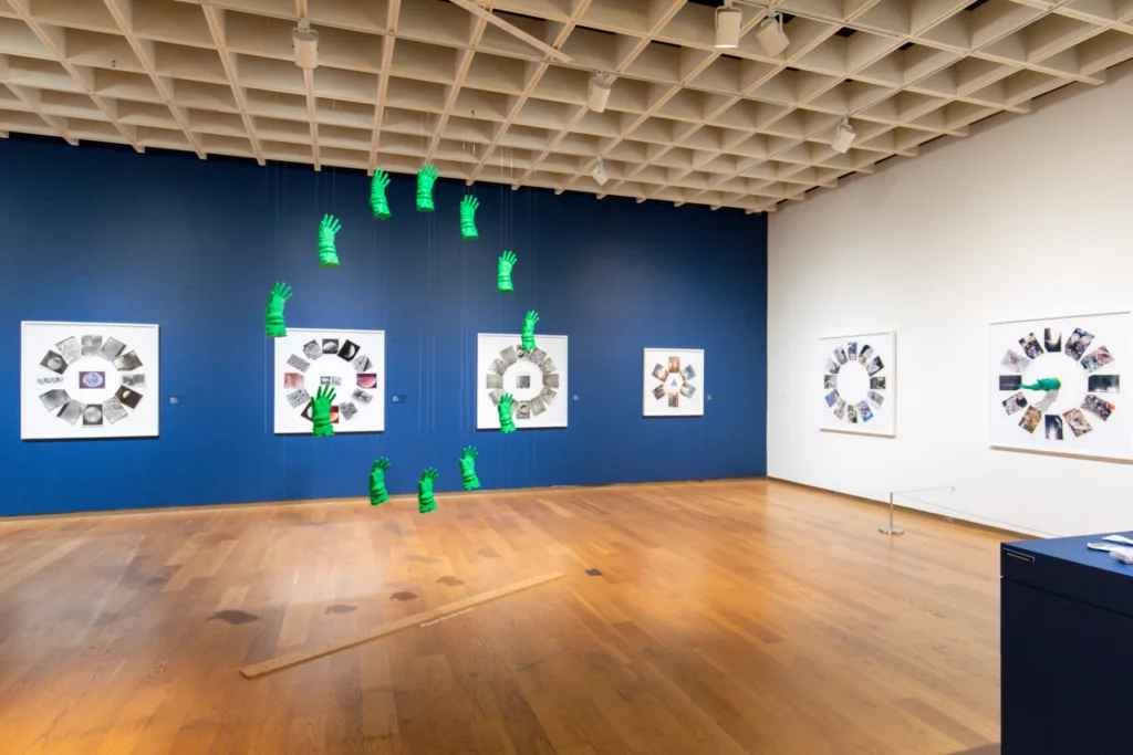 A view of Dennis Scholl's "A Day of Four Sunsets" exhibition at the Orlando Museum of Art