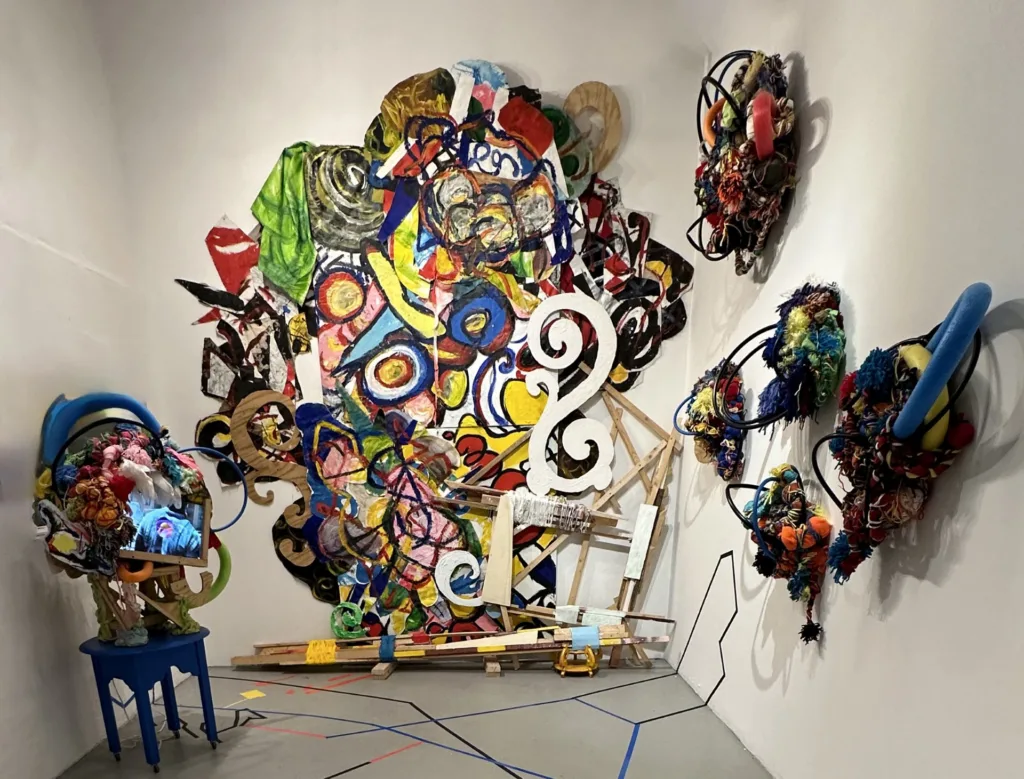 Charo Oquet "Materials, Connections, and Ritual" mixed media