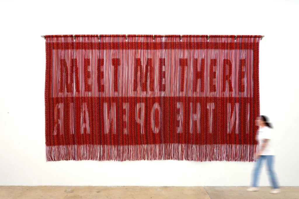 Jessy Nite "Meet Me There" textile artwork