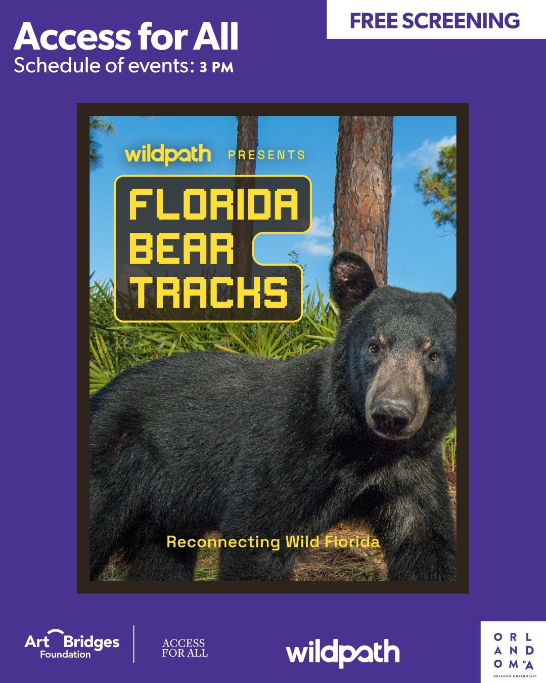 Florida Bear Tracks Film Screening