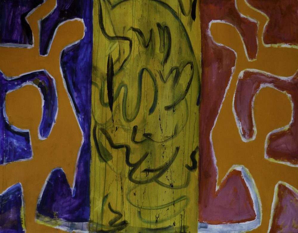 "Split III" 2012. 43.5x55" - Acrylic on canvas.