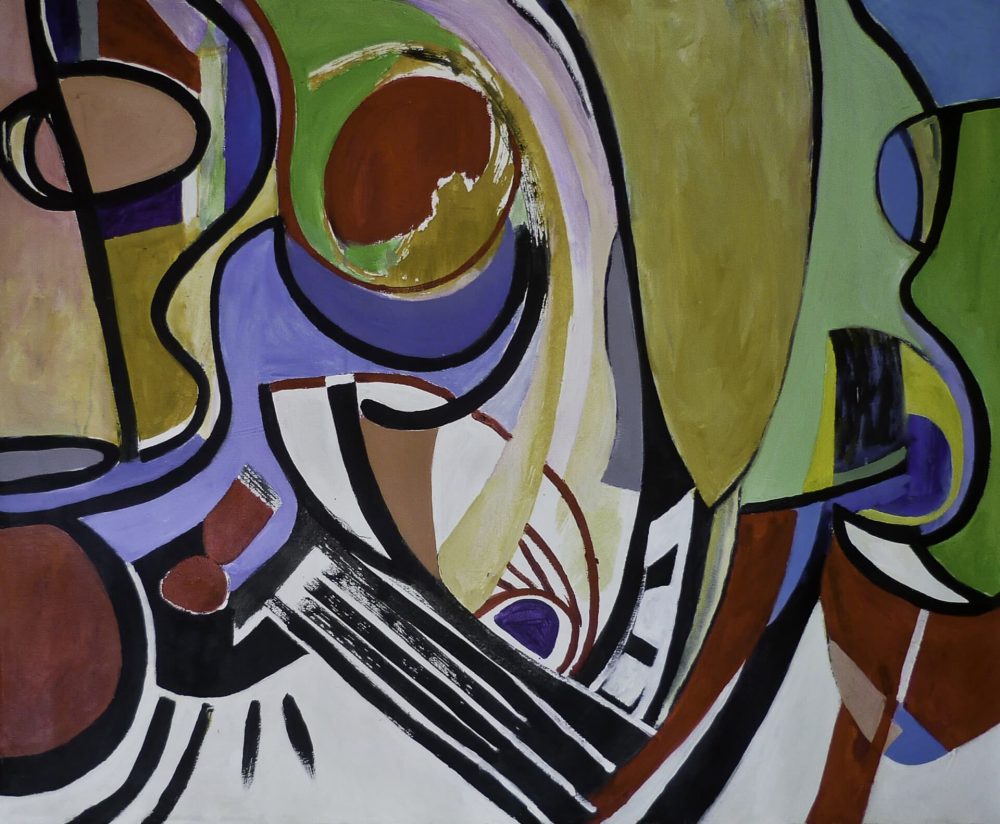 "Jazz II" 2012. 44x55" - Acrylic on canvas.