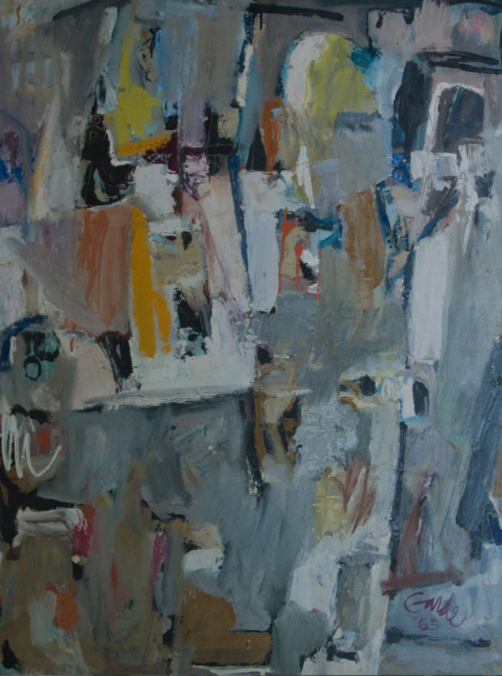 6._garde_-_1965,_b_secret,_48x36,_oil_on_board