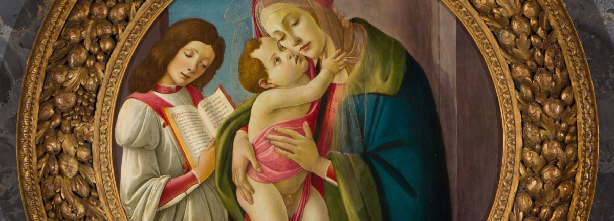 Madonna and Child with an Angel by Botticelli