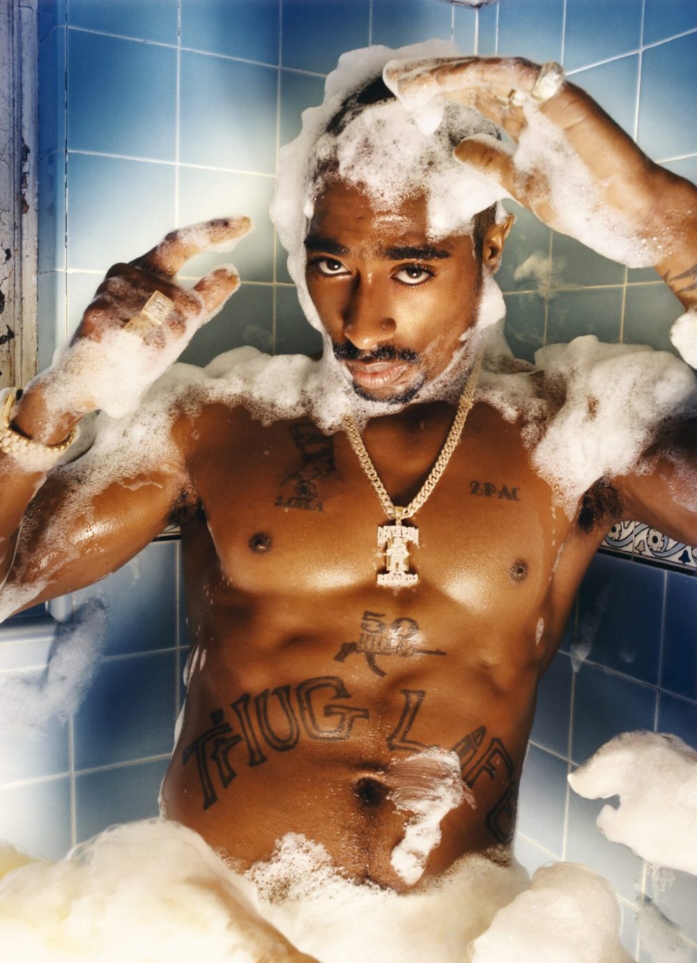 David LaChapelle Tupac, Becoming Clean Los Angeles, 1996