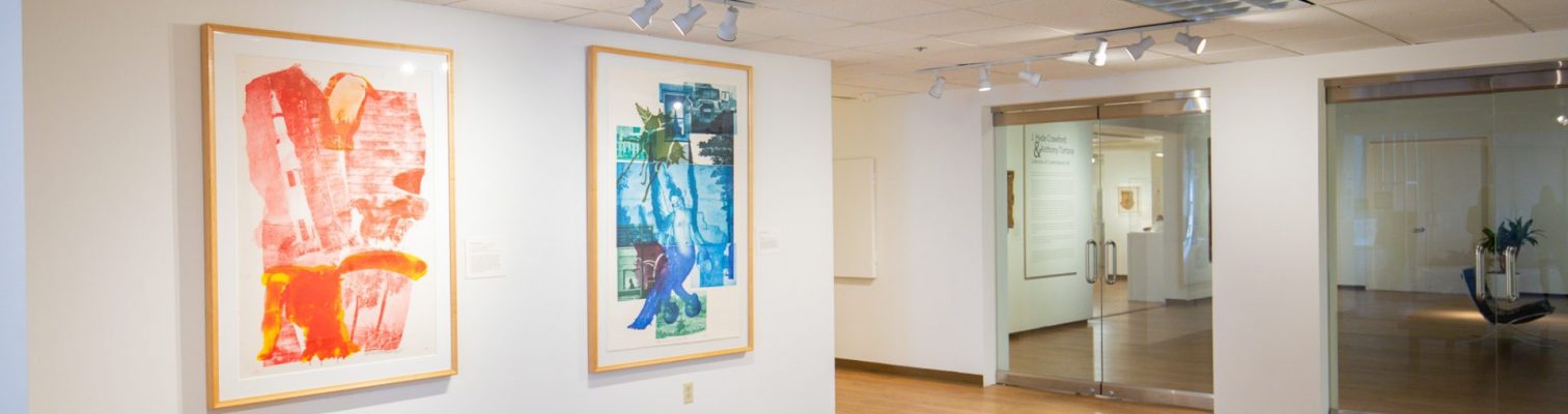 Install shot of Robert Rauschenberg at 100