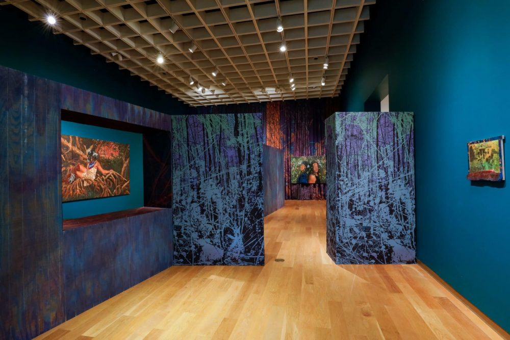 Porch Passages: Creole Collage Cornelius Tulloch, Porch Passages: Creole Collage, 2025, Mixed media installation.