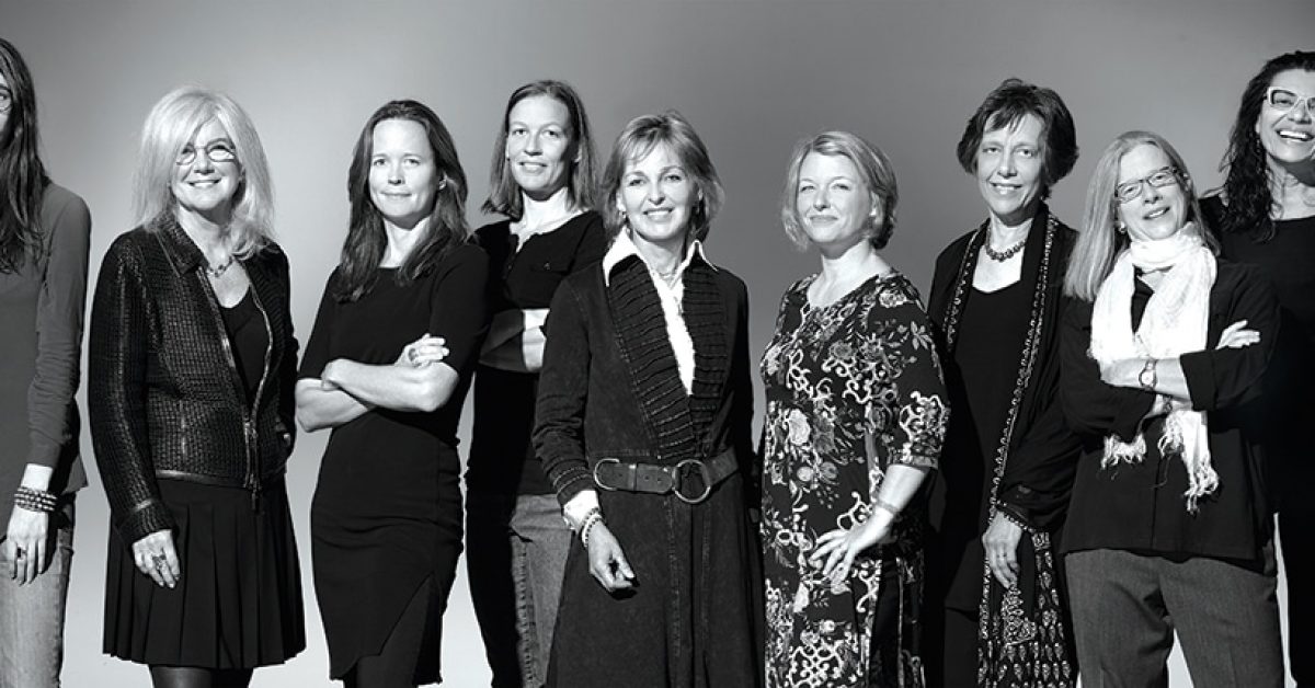 The 11 award-winning female photojournalists who are featured in National Geographic's exhibition “Women of Vision: National Geographic Photographers on Assignment,” which opened at the National Geographic Museum on Thursday, Oct. 10.  From left: Erika Larsen, Kitra Cahana, Jodi Cobb, Amy Toensing, Carolyn Drake, Beverly Joubert, Stephanie Sinclair, Diane Cook, Lynn Johnson, Maggie Steber and Lynsey Addario.

Photo credit: Mark Thiessen/National Geographic